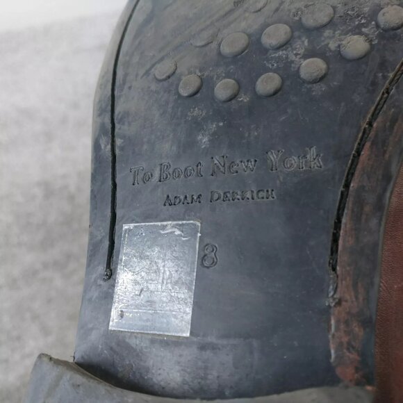 To Boot New York Adam Derrick Mens Size 8 Shoes Brown Leather Lace Up Oxford - Picture 11 of 12